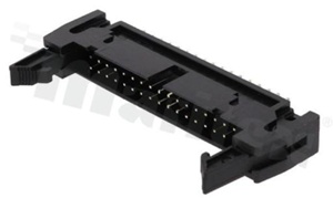 Złącze do PCB, w rastrze 2.54mm; 34-stykowe; montaż: THT; męskie; proste