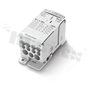 Złączka na szyne Din;blok rozdzielczy;jednobiegunowy; 1x120mm2/ 2x35mm2, 5x16mm2. 4x10mm2; 1000 VAC/1500 VDC; 250A