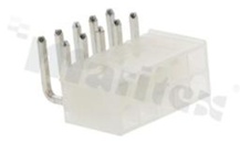 Header for PCB; pitch 4.20mm; 10-contacts [2x5]; THT; male; side entry; 2 rows; 300V/9A