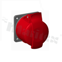 416R6; Gniazdo panelowe; zasilające AC 3-fazowe; żeńskie; 16A; 415VAC; seria Easy&Safe