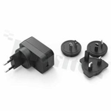 Zasilacz impulsowy; z wymiennymi wtyczkami; wtyczkowy; 5W; 5V; 1A; 100-240VAC