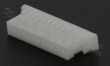 Crimp terminal housing; pitch 1.00mm; 12-contacts; female; applicable wire AWG#28-32; 50V/1A