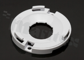 Holder for LED COB; Number of LEDs: 1; Dimensions: round 50mm; Height: 5.2mm; meterial: PC; Fastening: screw