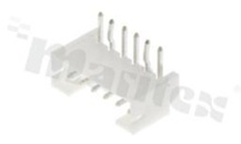 Złącze Kablowe do PCB; w rastrze 2.00mm; 6-stykowe; montaż THT; męskie; poziome; 100V/2A