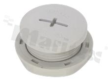 Ventilation plug M25;nylon;grey; O-ring; UV resistant; with lock nut;grey
