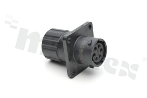 Standard Connector circular; RCP SQ FL 6 pins; SZ 10 SCKT SEAL