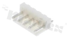 Header for PCB; pitch 3.96mm; 5-contacts; THT; male; top entry; 250V/7A