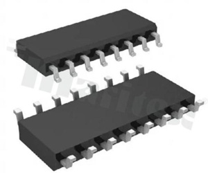 Integrated Circuit Interface Digital Isolator; unidirectional; I/O: 2.5kV; CH:3; 25Mbps; 3.3-5V; -40+125 deg.C; SMD; SO16
