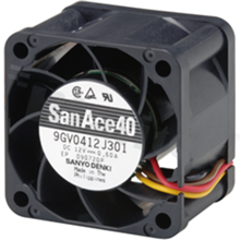 Fan; DC; 12VDC; 40x40x28mm; 0.76m3/min; 58.0dB.