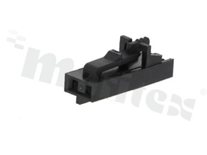 Crimp terminal housing; pitch 2.54mm; 2-contacts; female; applicable wire AWG#22-30; 250V/3A