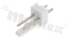 Header for PCB; pitch 2.54mm; 2-contacts; THT; male; top entry; 250V/3A