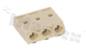 Gniazdo do LED; SMD; 3-polowe; 3mm; AWG24-22; obciążalność 2A; napięcie 275V