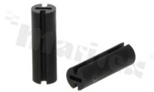 Spacer sleeve for 3.0mm LED; high A=14.0mm; black