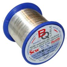 Silver coated copper wire; diameter 0.90mm; SWG 20; -40+105 deg.C; 44m; 250g.