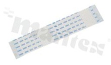 Flexible Flat Cable; 1.00mm pitch; 18-conductors;type C; L=90mm; U=30V; oper.temper. 80deg. C