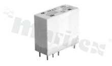 Electromagnetic relay; contact rating current 6A; coil voltage 12VDC; DPDT (2C); 6A/30VDC; 6A/250VAC
