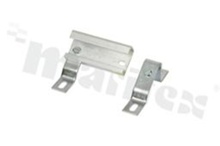 Din rail mounting bracket; type 02; steel; height 48mm; width 86mm