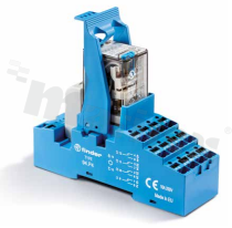 Interface relay; electromagnetic; contact rating current 7A; coil voltage 24VDC; 4 changeover contact 4PDT; coil power 1W; 7A/250VAC, 7A/24VDC; push-in terminals; DIN-Rail