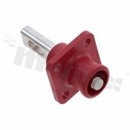 Connector power heavy duty power; SurLok Plus; socket; 5.7mm; red; 120 keyway