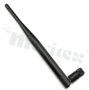 Antena; prętowa łamana; ISM; 915MHz; 5.0dBi; liniowa; dookólna; RP-SMA; przykręcana; 196mm; czarny