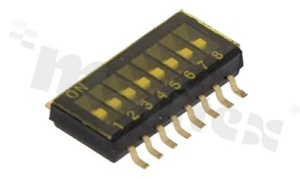 Przełącznik DIP Switch; SMD; 8-sekcyjny; raster 1.27mm