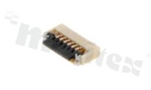 Złącze ZIF do PCB; w rastrze 0.50mm; 6-stykowe; montaż: SMD; poziome; dolny kontakt