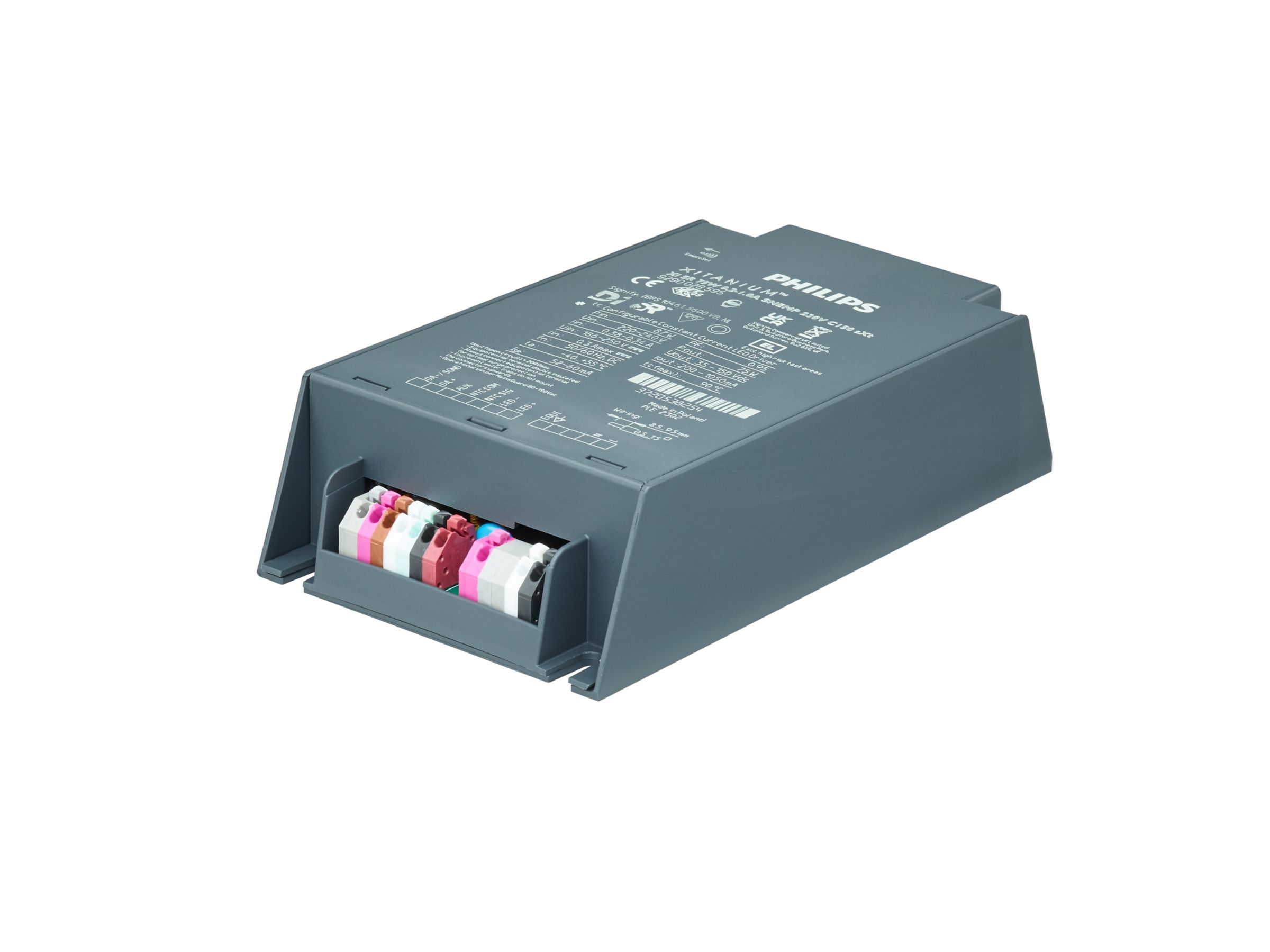 Power supply; LED; 75W; 35-150V; 0.2-1.05A; 202-254VAC; 186-250VDC; IP20