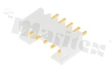 Header for PCB; pitch 2.00mm; 5-contacts; THT; male; top entry; 100V/2A