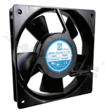 Fan; AC; 230V; 120x120x25mm; 60CFM; 2500RPM; 37dBa.
