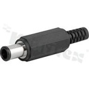Złącza zasilające AC/DC; Cable, Free Hanging; Solder; Straight; Plug