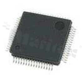 Microcontroller STM32F303; 32bit ARM CortexM4; 72MHz; FLASH 512kB; SRAM 80kB; USB; CAN; 2-3.6V; -40+85deg.C; LQFP64