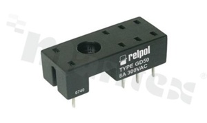 Socket for relay RM84; RM85; RM87L; RM87P