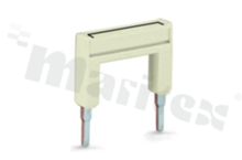 Bridge for 2002 series through terminal blocks; from track 1 to track 3; light grey; 800V/25A