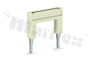 Mostek do złączy przelotowych serii 2002; z toru 1 na 3; jasnoszary; 800V/25A