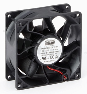 Wentylator; DC; 24VDC; 92x92x38mm; 4.67m3/min; 65.00dB; 2 przewody; IP68