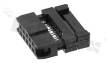 IDC connector; pitch 2.00mm; 10-contacts; female; for ribbon cable AWG#26-#28