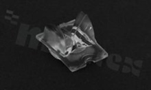 Lens for LED high power; angle: asymmetric; Number of LEDs: 1; Dimensions: 20x16mm; Height: 11mm; meterial: PMMA; Fastening: tape; pin; screw