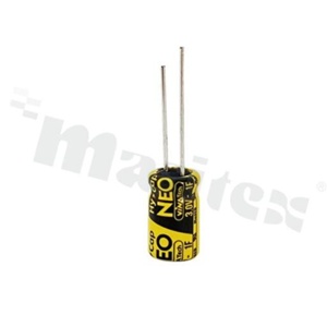 Supercapacitor; 1F; 3V; 8x13; r=3.5mm; -10+30%; - 40+65st.C; Anti Wetting