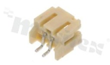 Header for PCB; pitch 2.00mm; 2-contacts; SMD; male; side entry; 100V/2A