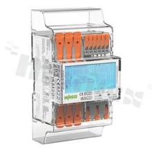 Licznik energii elektrycznej na szynę din; cyfrowy trójfazowy;IP51/IP20;65A; częstotliwość 45-60Hz;Modbus; Interfejs S0;3x230/400V AC; 5A; wyjście na górze (PS)