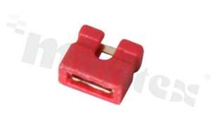 Mini-Jumper; height 3.5mm; pitch 2.00mm; open cover; red