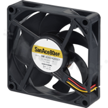 Fan; oil-proof; DC; 24VDC; 80x80x20mm; 1.44m3/min; 48.0dB.