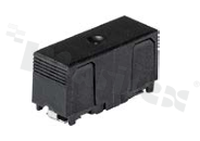 Gniazdo bezpiecznikowe SMD z bezpiecznikiem ceramicznym SPT 5×20mm, zwłoczny T; 1A; 250V AC/300V DC; z osłoną; 22.7×10.8×13.2mm; -40+85 st.C