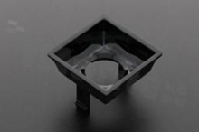 Pokrywa for REFL-SH-01-E-EA025xx for LED; Dimensions: 27.4x27.4mm; Height: 19.1mm; material: PC; Fastening: press