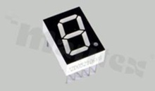 7-Seg. LED Display; 1 digit; yellow-green; 13.2mm; 12.4x17.5mm; CC; E/black; diffus; RoHS