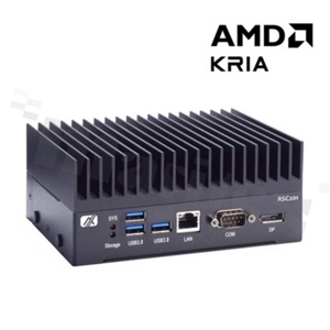 Fanless Edge AI Computer Vision System with AMD Kria™ K26 SOM, GbE LAN, COM, USB 3.2, and DisplayPort