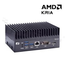Bezwentylatorowy komputer wbudowany; AMD Kria K26; Quad-core Arm Cortex-A53 MPCore; Mali-400 MP2; RAM: 4GB; COM; 3xUSB; LAN; DP M.2 Key B; MicroSD temp. pracy: -30+70C; 12-24VDC