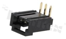 Header for PCB; pitch 2.54mm; 3-contacts; THT; male; side entry; 250V/3A