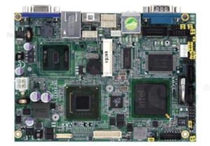 Intel Atom N270 3.5'' Embedded SBC with Intel 945GSE + ICH7MChipset; LVDS/VGA; DualView; 4COM; Single LAN; 7 USB 2.0; +12V only DC-in
