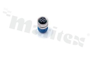 Terminator female(5pins), metal thread, 4A, IP68, UL